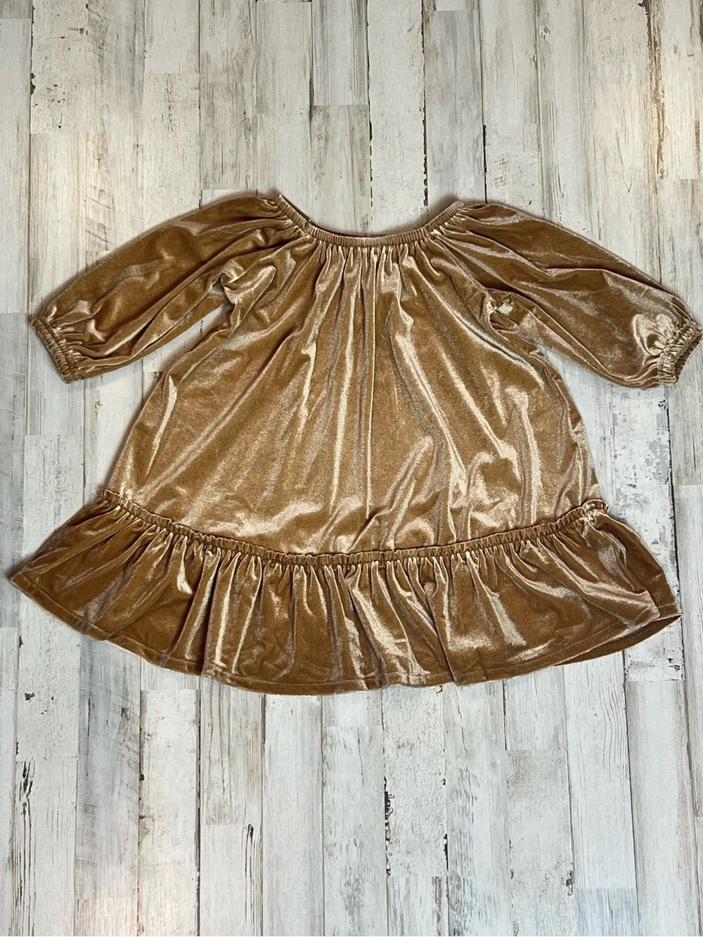 Old Navy Gold Holiday Toddler Dress
